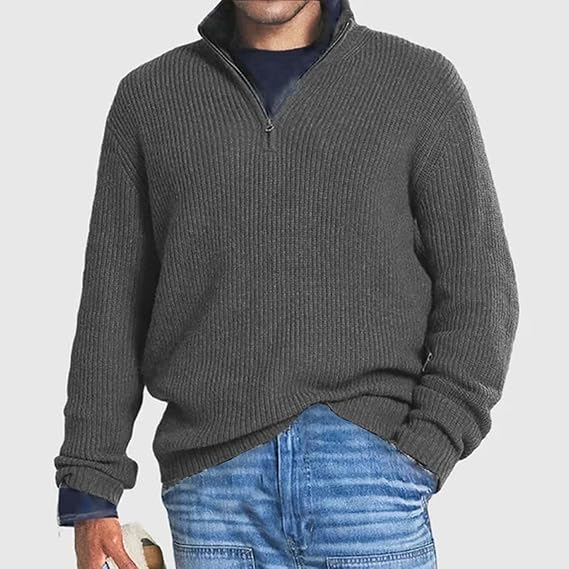 Men's Winter Jumper – Warm Knit Plus Sizes