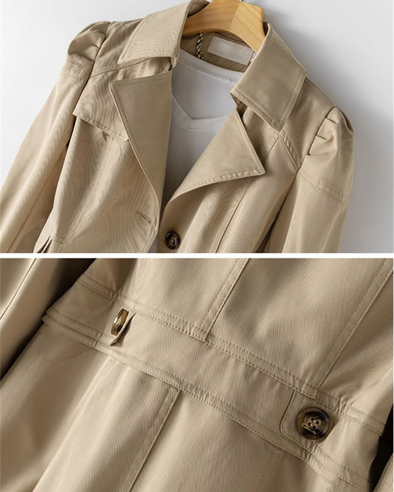 Women's Mid-Length Trench – All-Season Coat