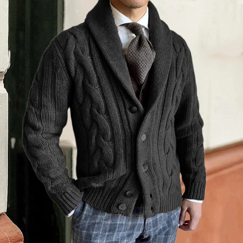Men's Cardigan – Warm Knit Autumn Winter