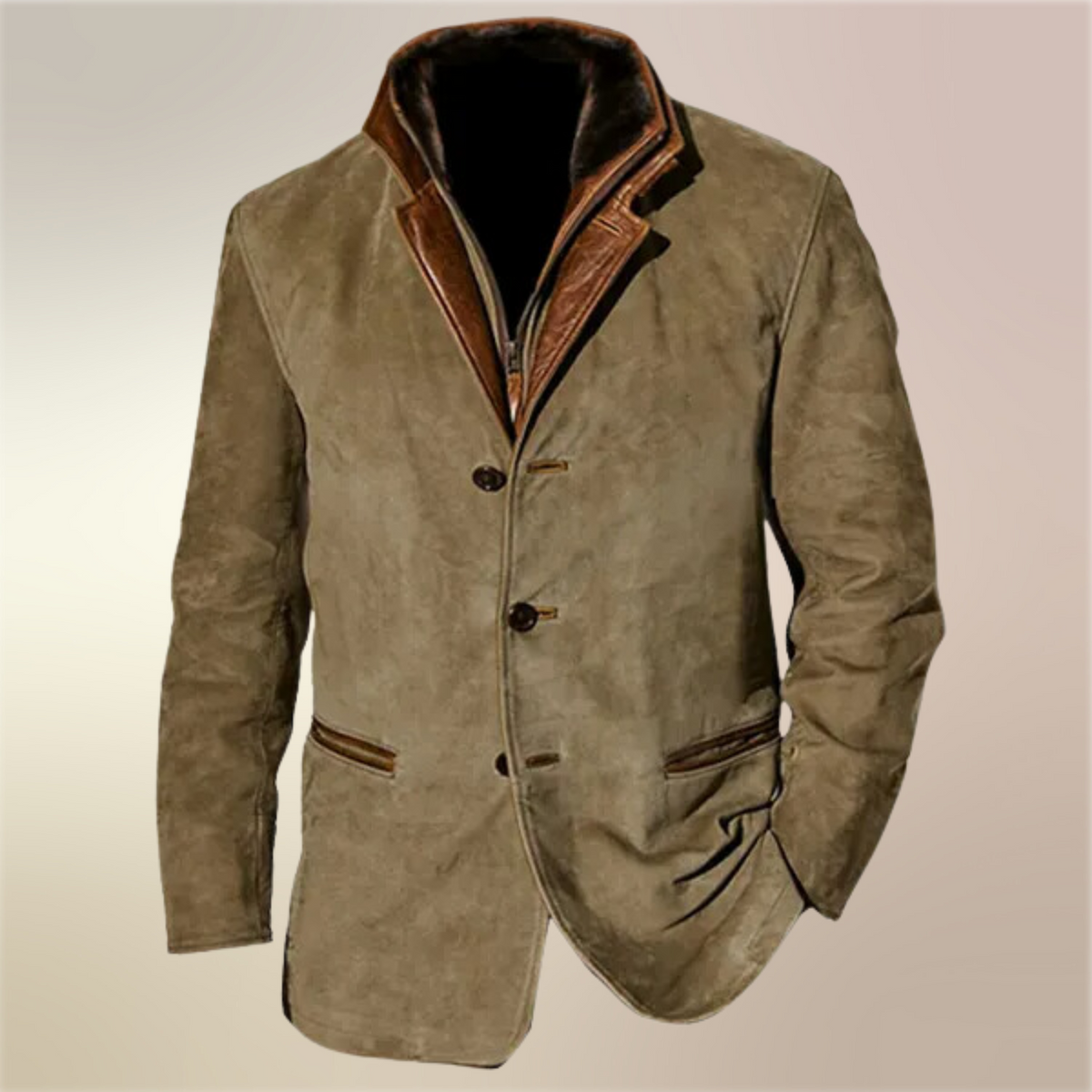 Men's Vintage Structured Jacket – Classic Men's Jacket