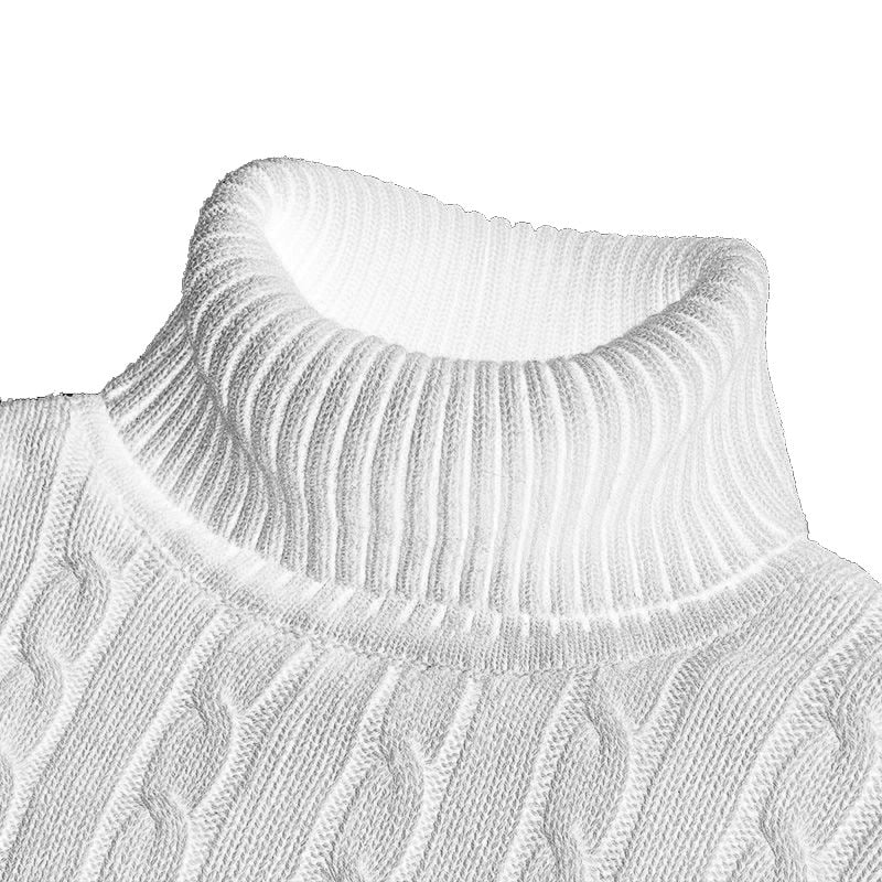 Men's Roll-Neck Jumper – Warm Comfortable Winter