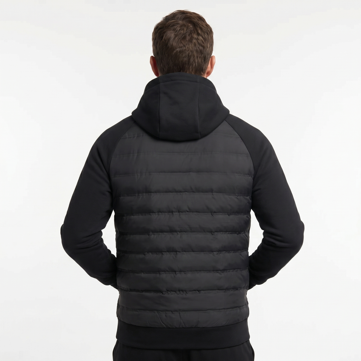 Men's Casual Lightweight Puffer Hoodie Jacket