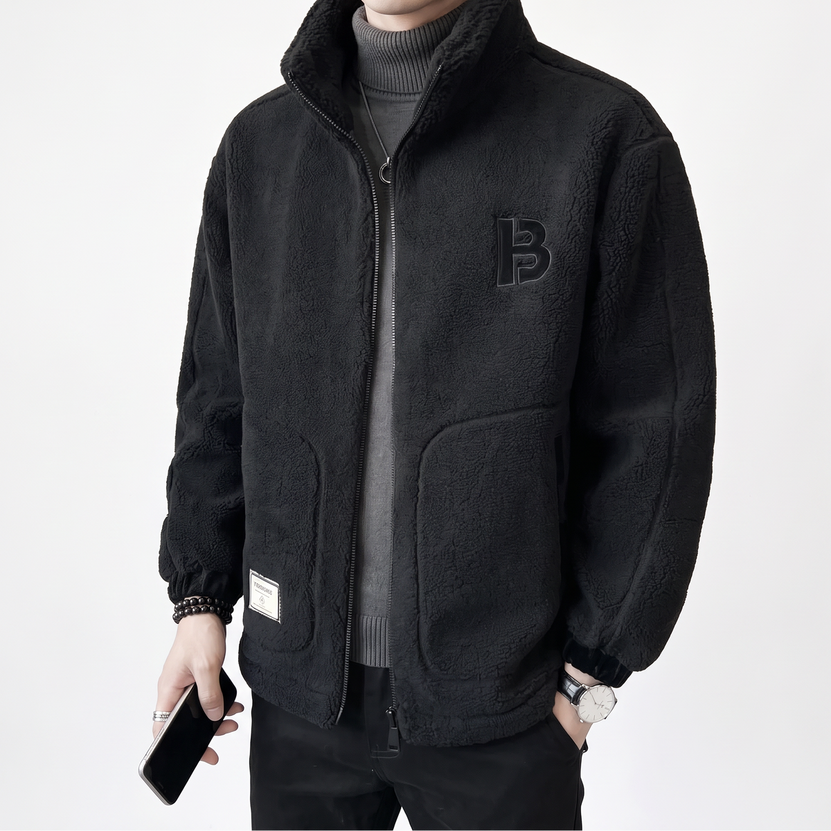Men's Fleece Jacket – Soft and Warm Autumn Winter