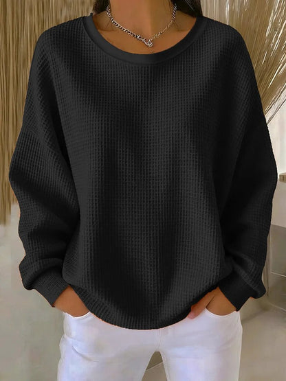 Women's Comfortable Jumper – Relaxed Fit Autumn Winter