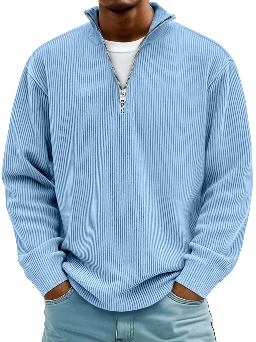 Men's Jumper – Autumn Winter Knit Modern Fit