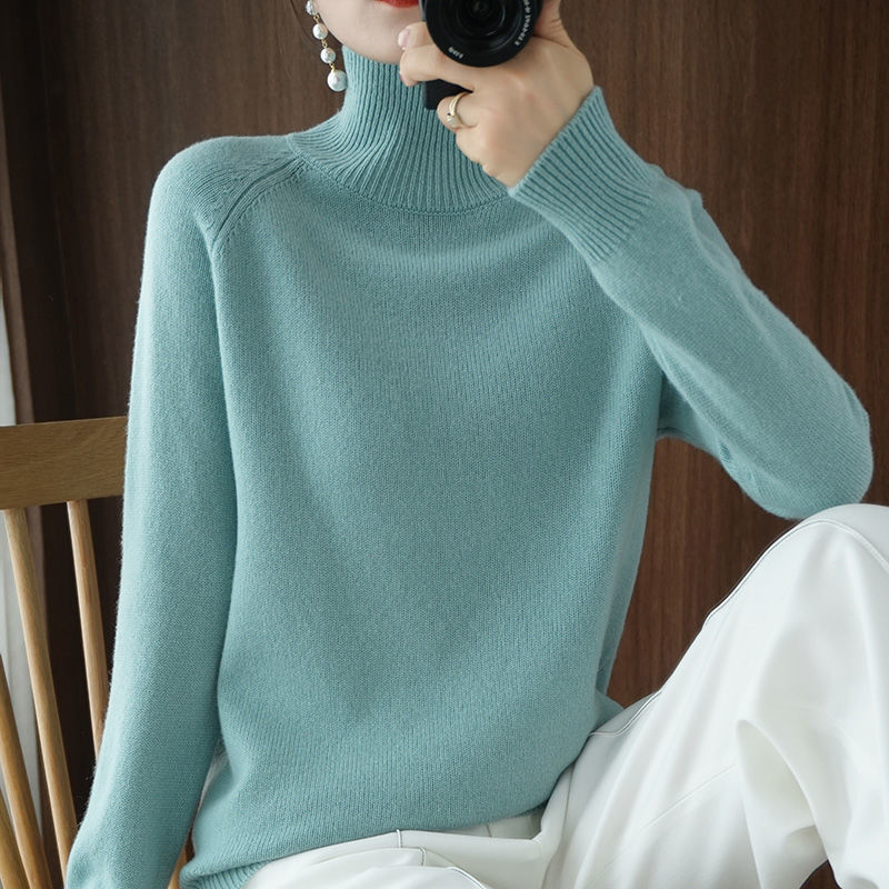 Women's Roll-Neck Jumper – Comfortable Autumn Winter
