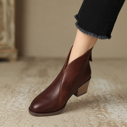 Women's Low-Heel Ankle Boots – Large Sizes Available