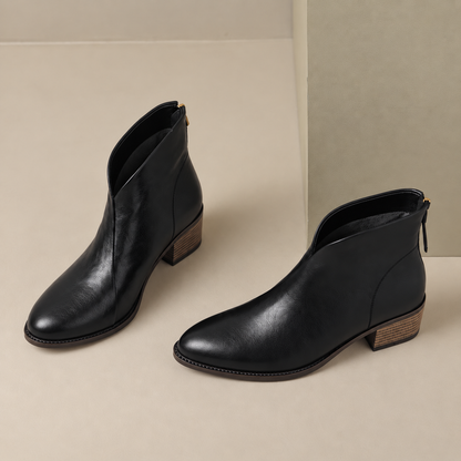 Women's Low-Heel Ankle Boots – Large Sizes Available