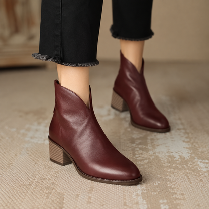 Women's Low-Heel Ankle Boots – Large Sizes Available