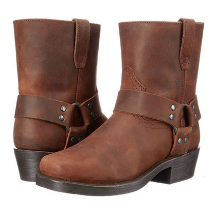Men's Cowboy Boots – Faux Leather