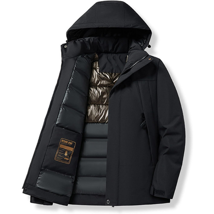 Women's Ski Jacket – Hooded Puffer with Pockets
