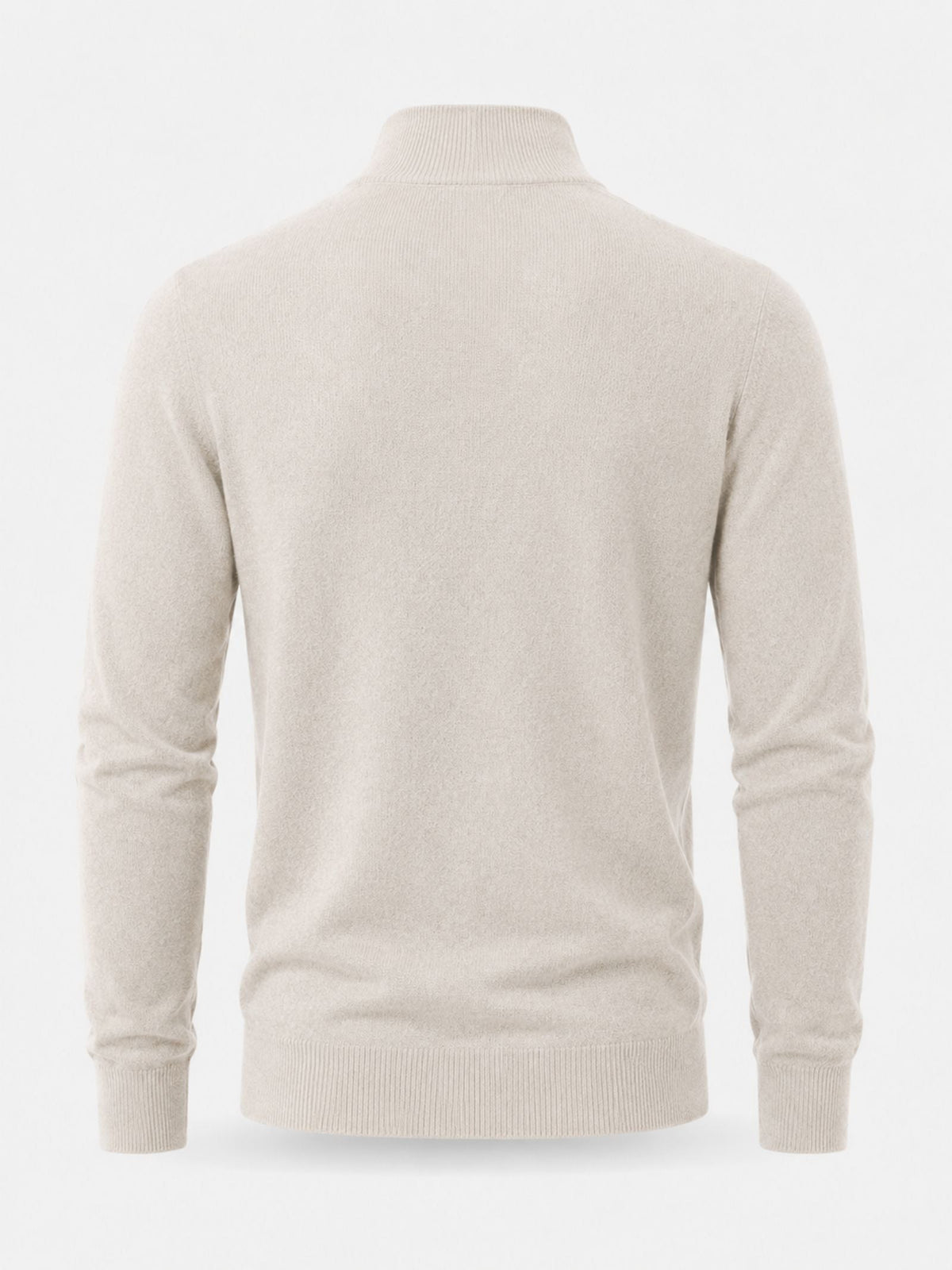 Men's Zip-Collar Sweater – Fitted Cut Autumn Winter