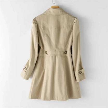 Women's Belted Trench – Classic Waterproof Mid-Season