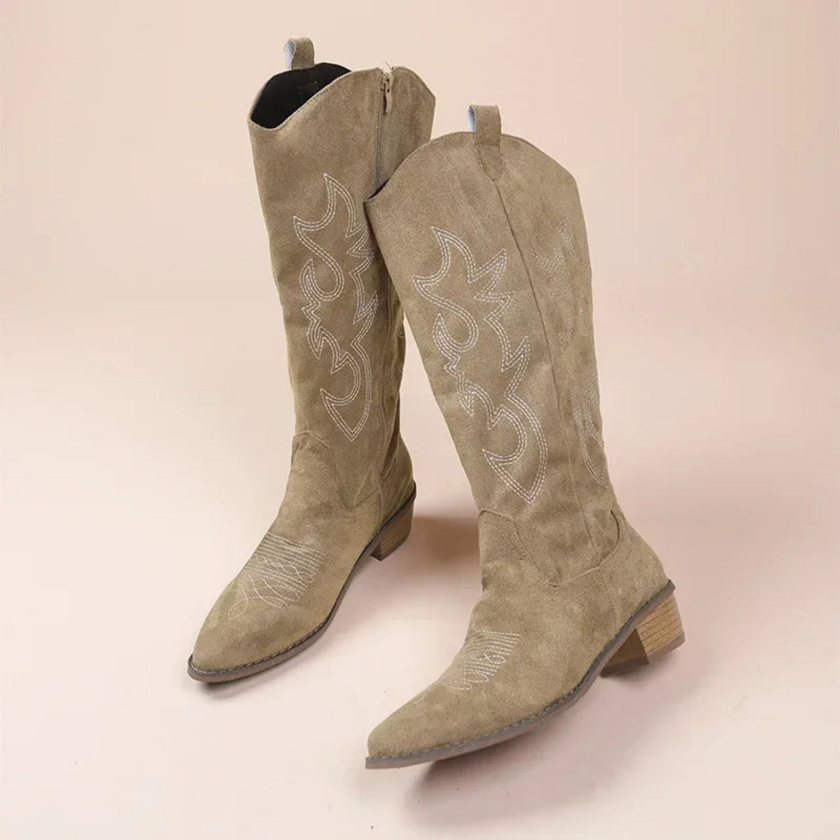 Women's Cowboy Boots – Embroidered Western