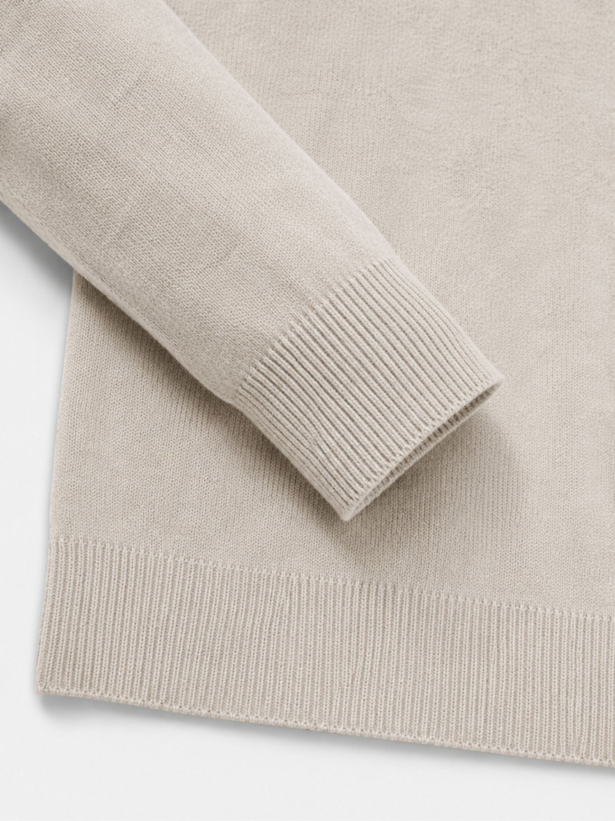 Men's Zip-Collar Sweater – Fitted Cut Autumn Winter