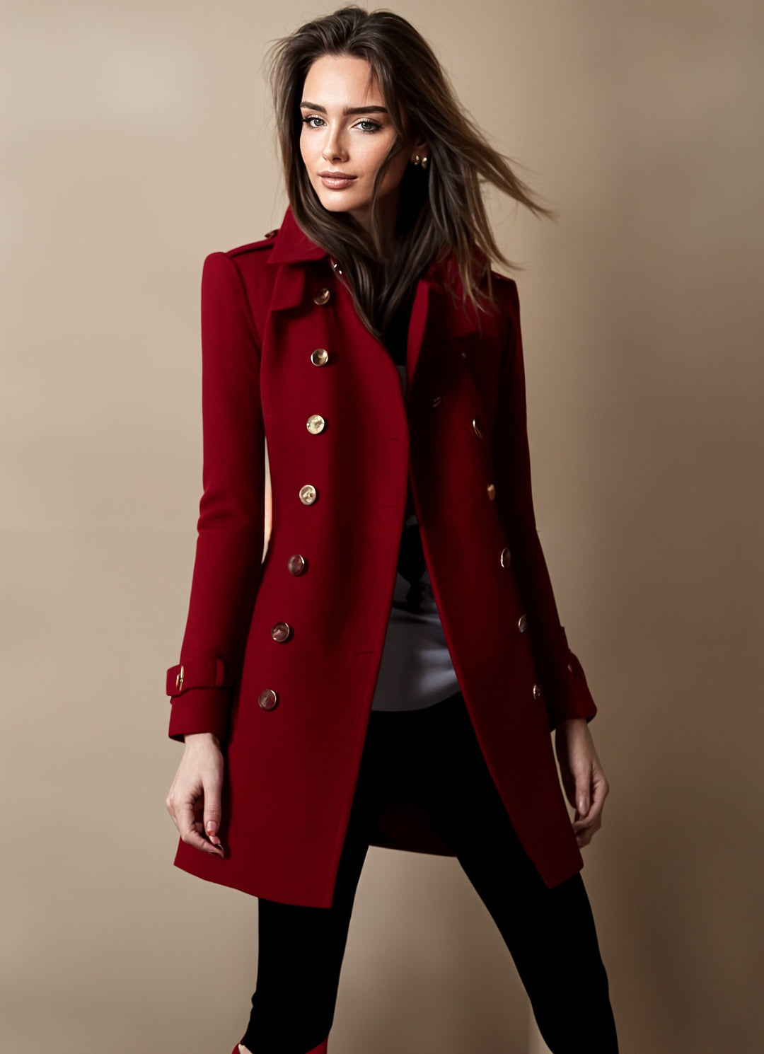 Women's Long Coat – Autumn Winter