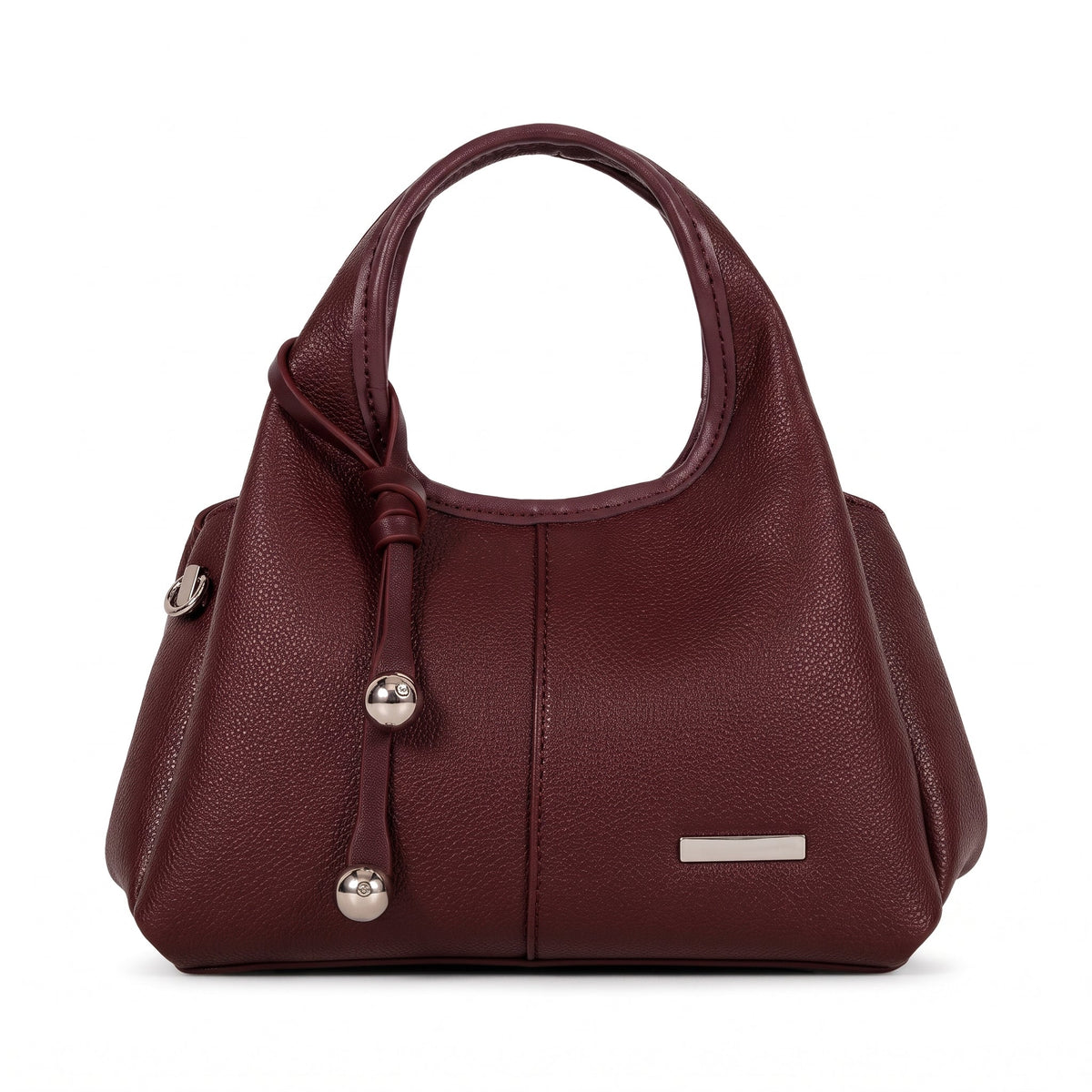 Women's Small Round Pebbled Handbag – Crossbody Bag