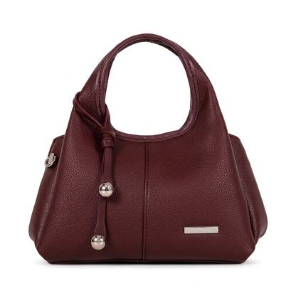 Women's Small Round Pebbled Handbag – Crossbody Bag