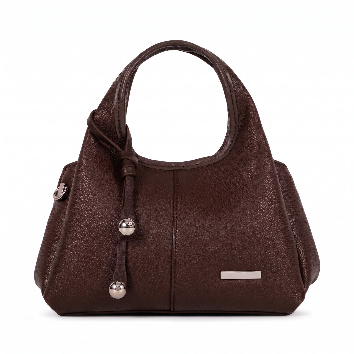 Women's Small Round Pebbled Handbag – Crossbody Bag