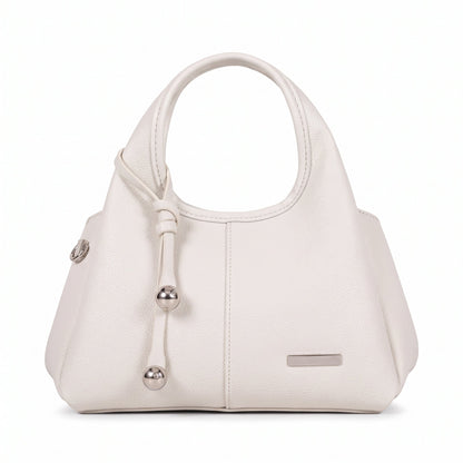 Women's Small Round Pebbled Handbag – Crossbody Bag