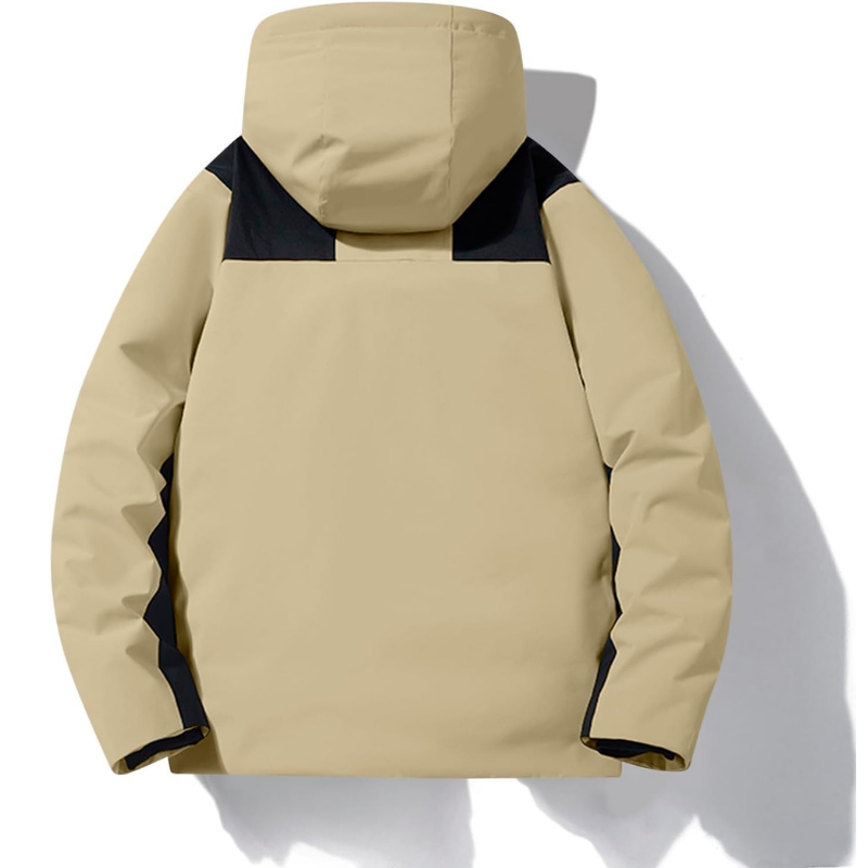 Women's Ski Jacket – Hooded Puffer with Pockets