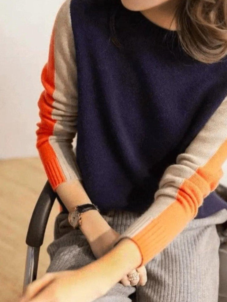 Women's Striped Jumper – Fitted