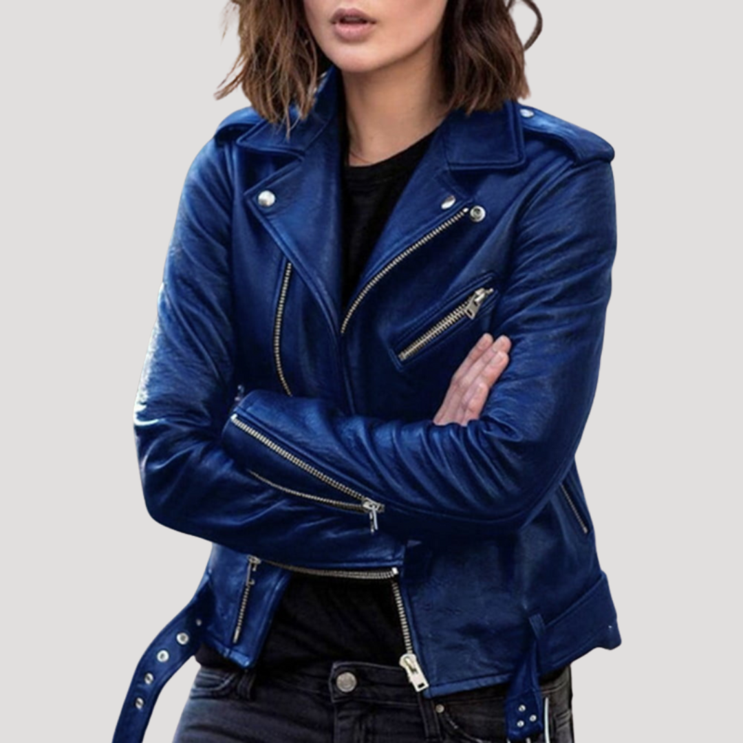 Women's Biker Jacket – Zipped