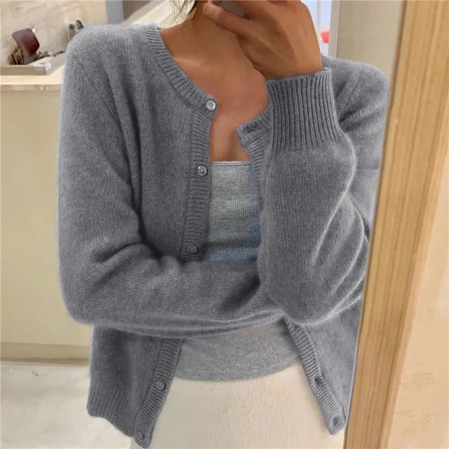 Women's Soft Knit Cardigan – Relaxed Long Cardigan