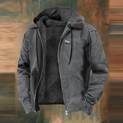 Men's Faux-Leather Jacket – Autumn Winter