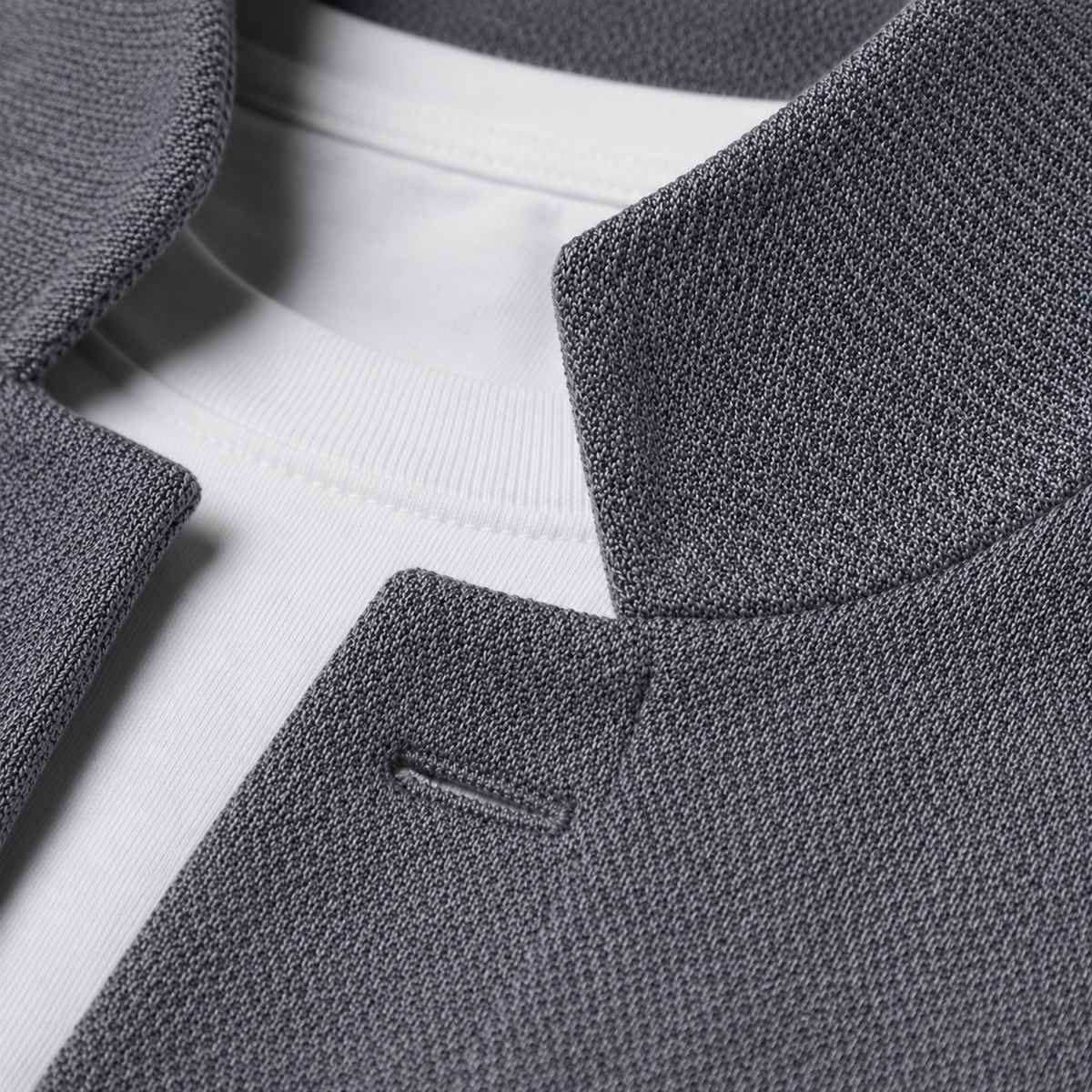 Men's Zip Cardigan – Textured Knit Jacket