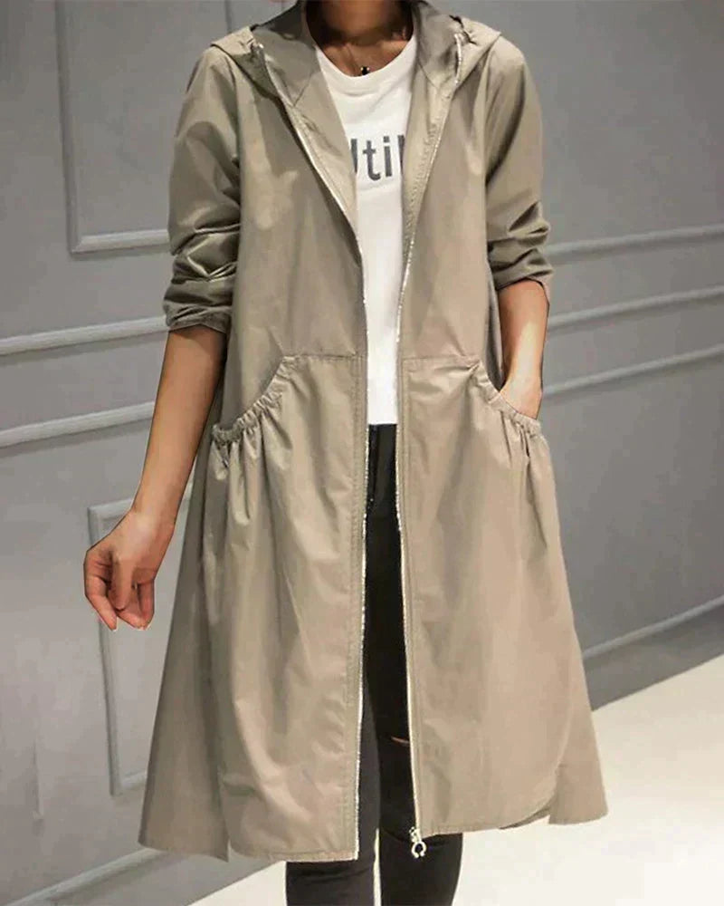 Women's Long Raincoat