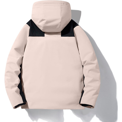Women's Ski Jacket – Hooded Puffer with Pockets