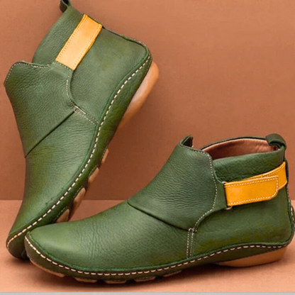 Women's Vintage Ankle Boots – With or without Zip