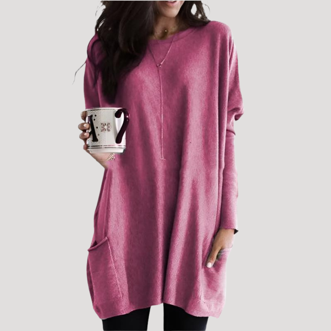 Women's Long Jumper – Relaxed Fit Autumn Winter