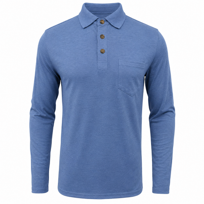 Men's Long-Sleeve Polo – Autumn Winter
