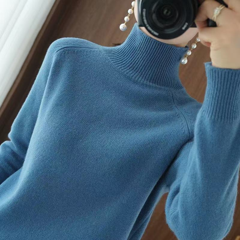 Women's Roll-Neck Jumper – Comfortable Autumn Winter