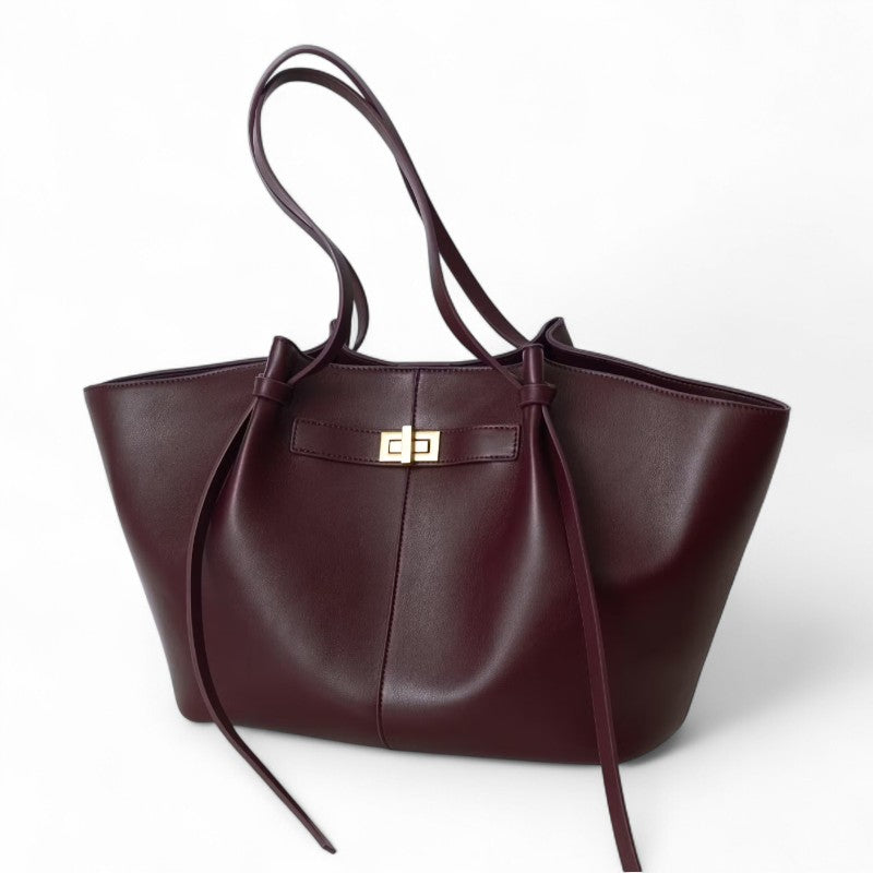 Women's Large Handbag in Faux Leather – Work & School Tote Bag