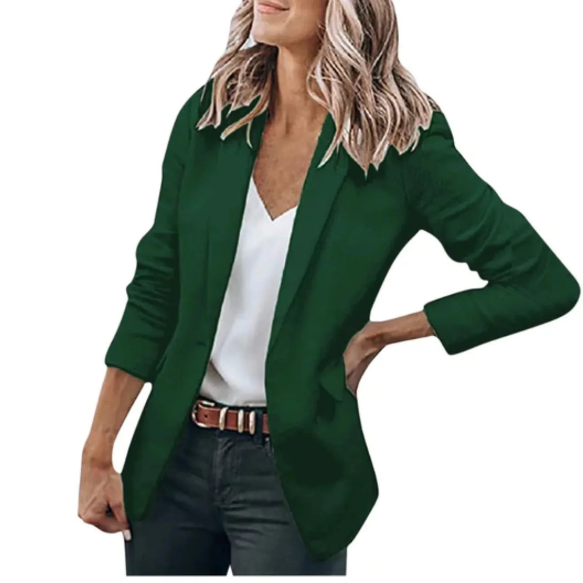 Women's Casual Blazer – Flowing Cut