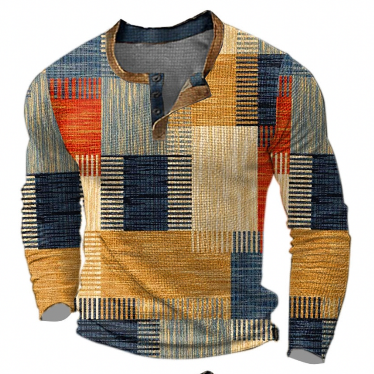 Men's Textured-Knit Jumper – Autumn Winter