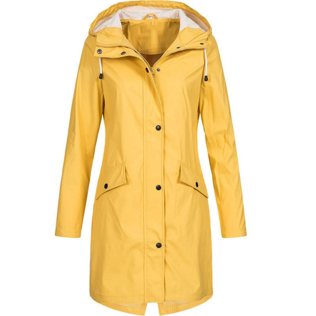 Women's Raincoat – Practical Hooded Rain Coat