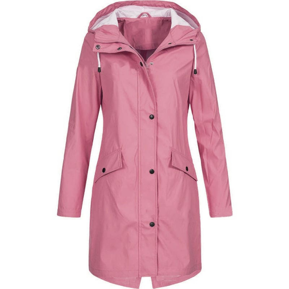 Women's Raincoat – Practical Hooded Rain Coat