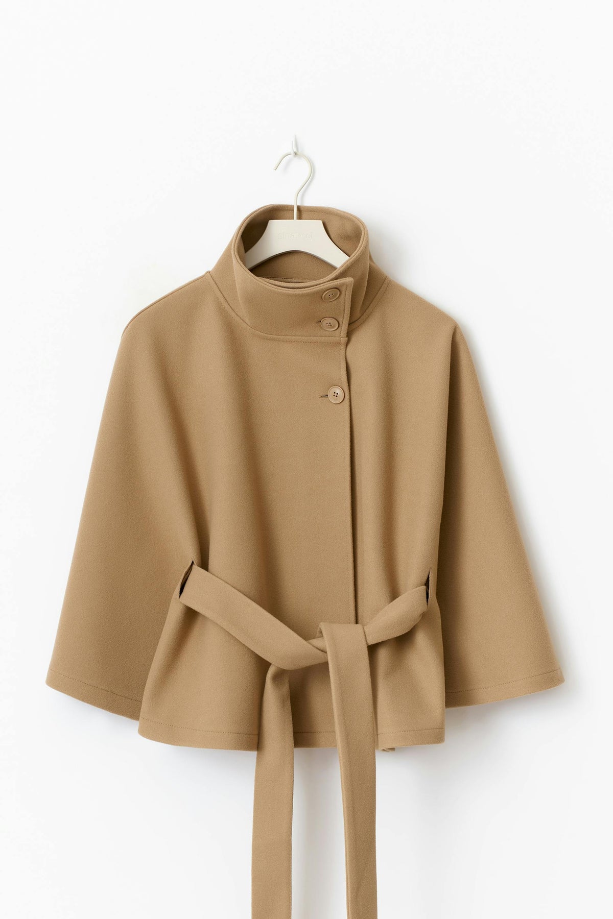 Women's Winter Coat – Wool-Look with Collar