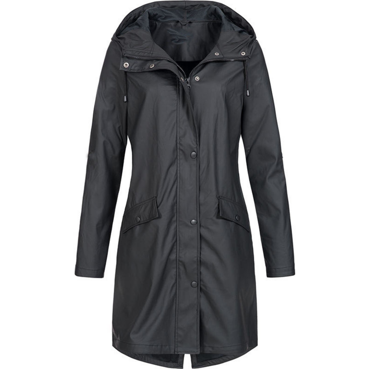 Women's Raincoat – Practical Hooded Rain Coat
