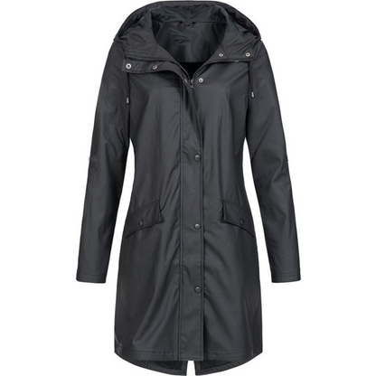 Women's Raincoat – Practical Hooded Rain Coat