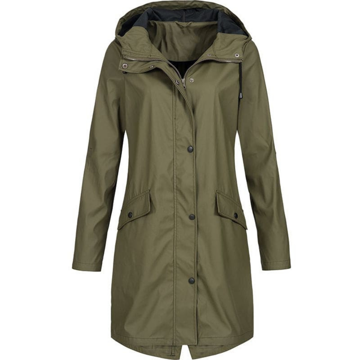 Women's Raincoat – Practical Hooded Rain Coat