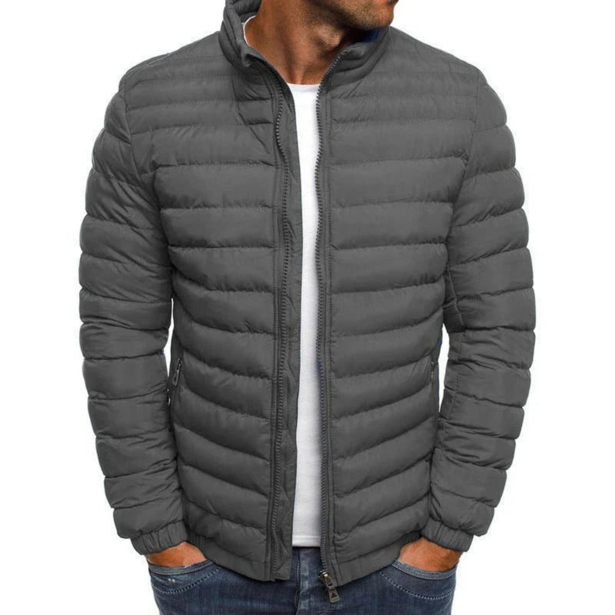 Men's Puffer – Warm Winter Jacket