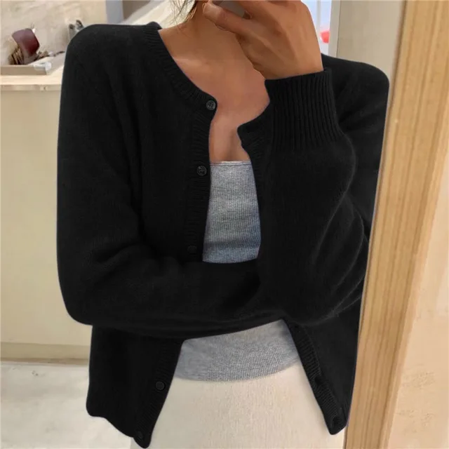 Women's Soft Knit Cardigan – Relaxed Long Cardigan
