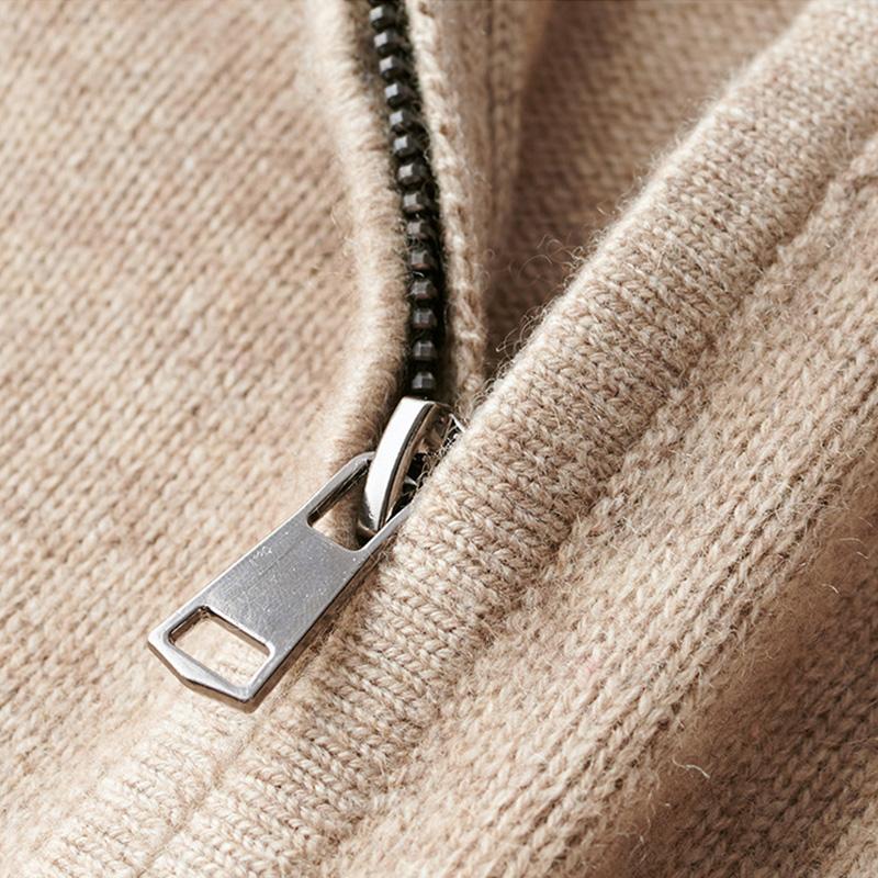 Men's Trucker Jumper – Half-Zip Stand Collar
