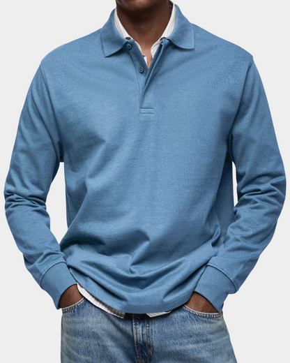 Men's Long-Sleeve Polo – Classic Fit