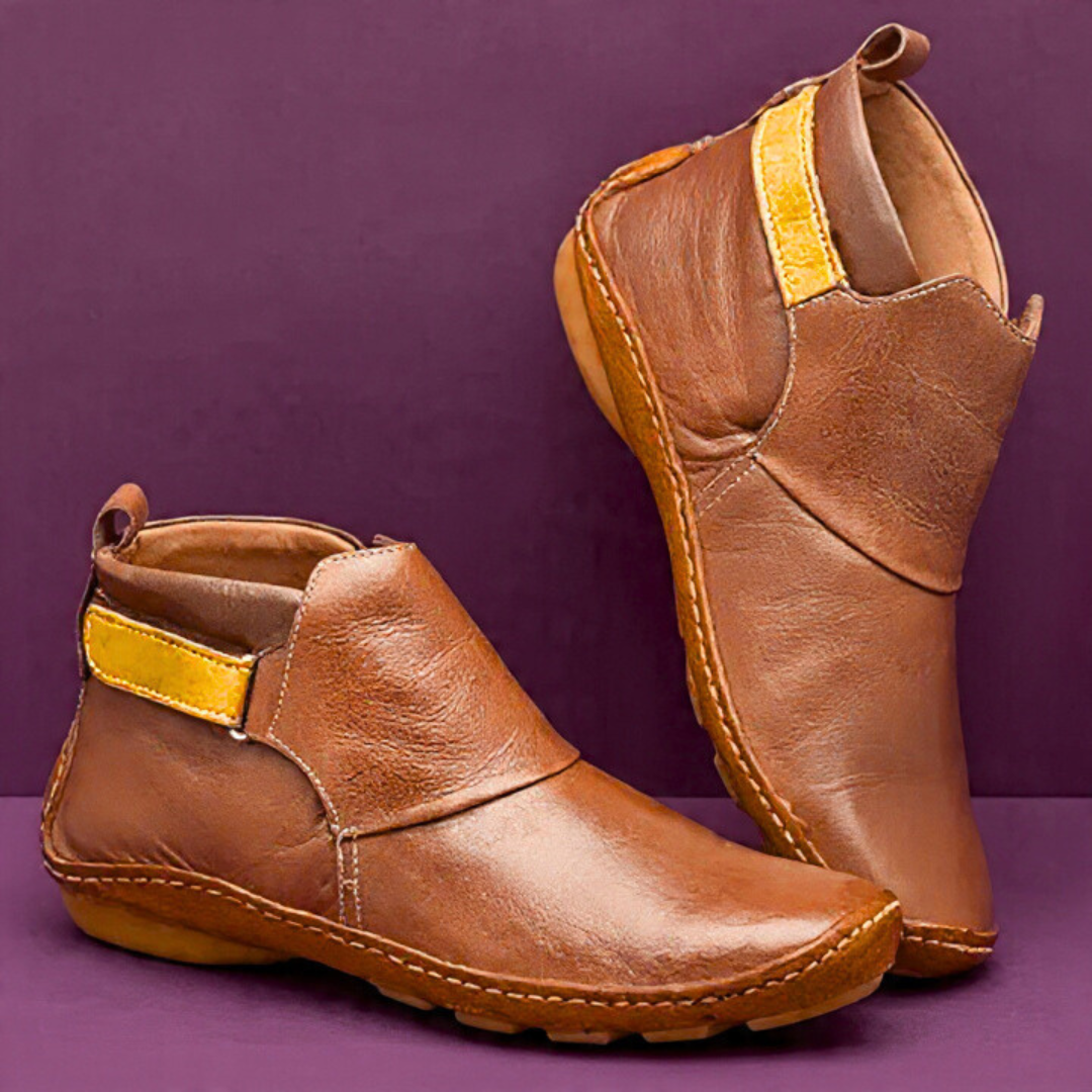 Women's Vintage Ankle Boots – With or without Zip